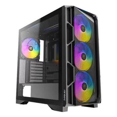 PC-Gehäuse Antec AX-1000 ARGB Midi Tower Schwarz Glas ATX EATX ITX mATX