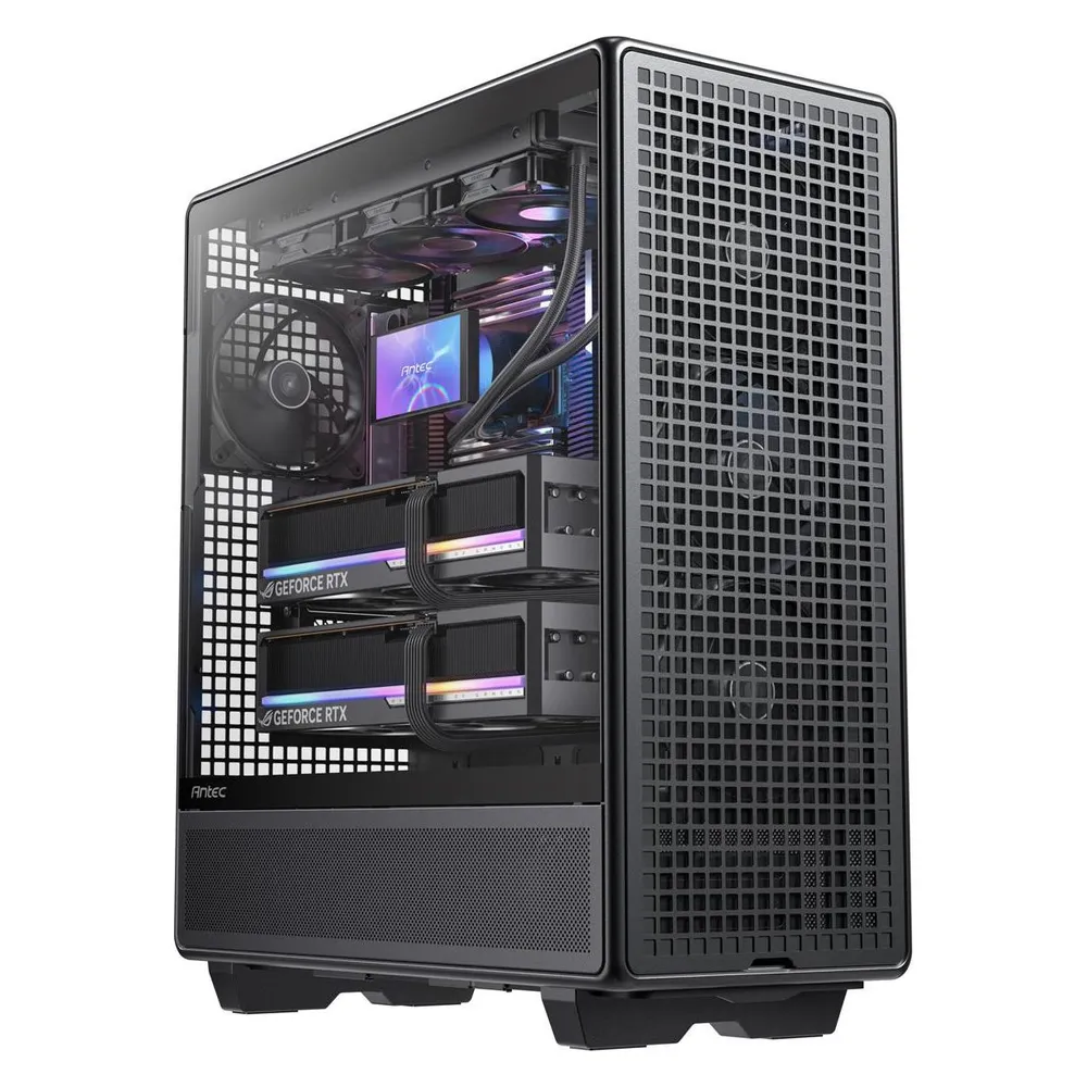ATX-Gehäuse Antec 900 Full Tower Schwarz Temperglas USB-C