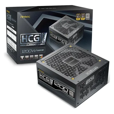 PC Netzteil Antec 1200W 80+ Platinum HCG1200 PRO Modular ATX 3.1 Aktiv Lüfter