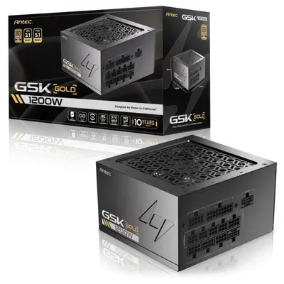 Fuente de Alimentación Antec GSK1200 1200W 80 PLUS Gold modular PCIe 5.1