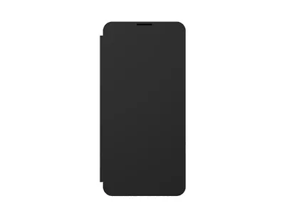 Wallet Flip Cover für Galaxy A71 Schwarz Handyhülle