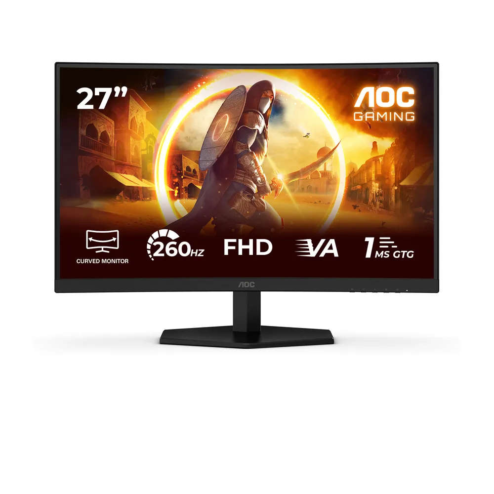 Monitor AOC G4 C27G42ZE 27" FullHD 260Hz VA Curved HDR10 0,3ms Frameless
