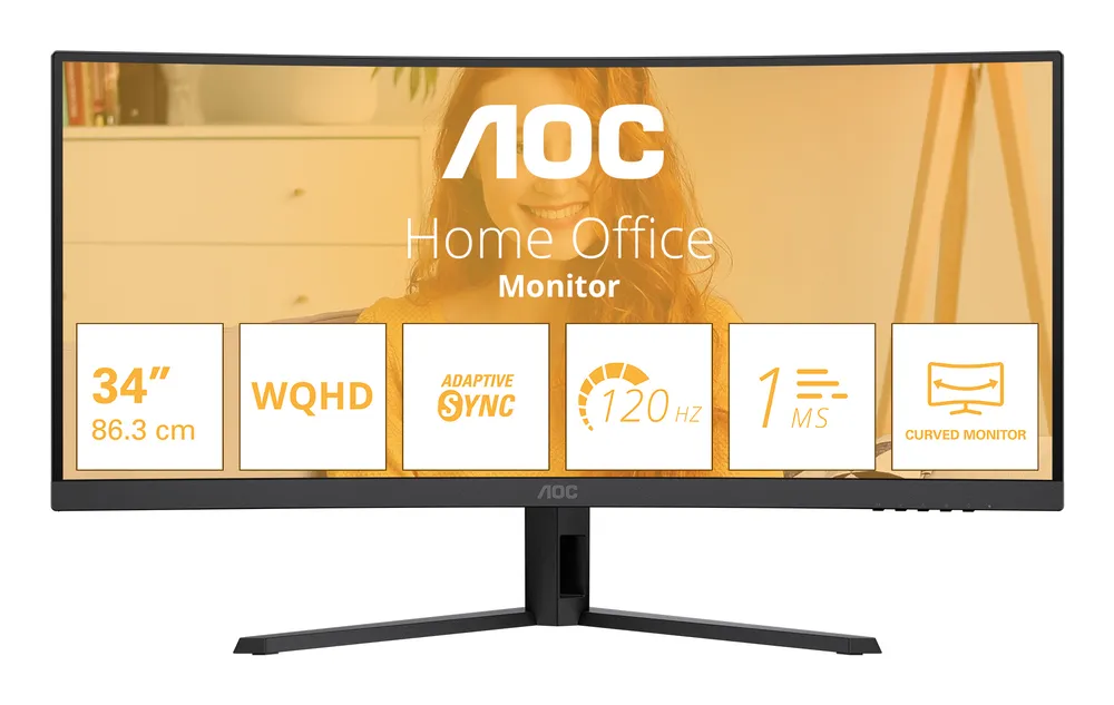 AOC Basic-line CU34B3E | cu34b3e | B3 Series - LED-Monitor