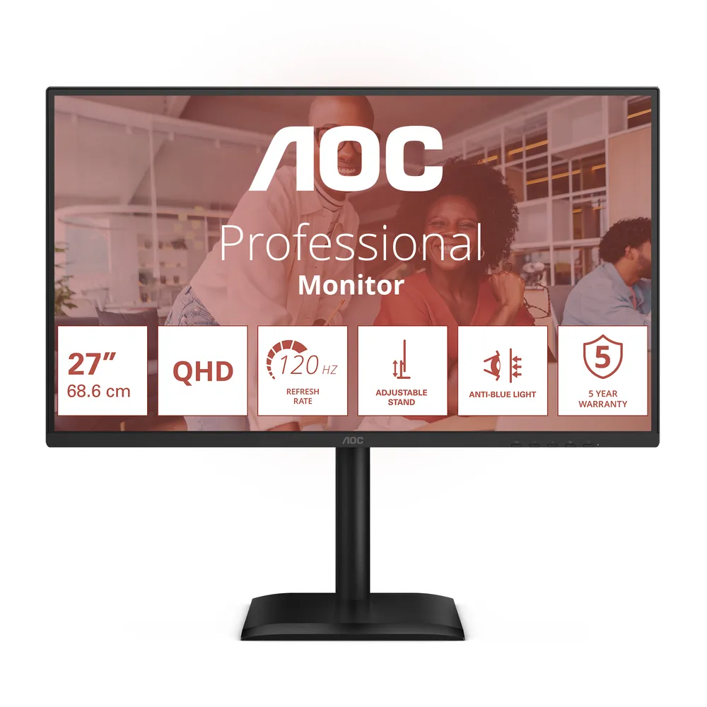 AOC Q27E4U Monitor 68.6cm (27") WQHD | q27e4u | IPS - 4ms
