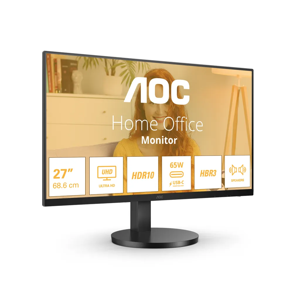 AOC Basic-line U27B3CF Monitor 68.6cm (27") 4K UHD | u27b3cf | IPS - 4ms