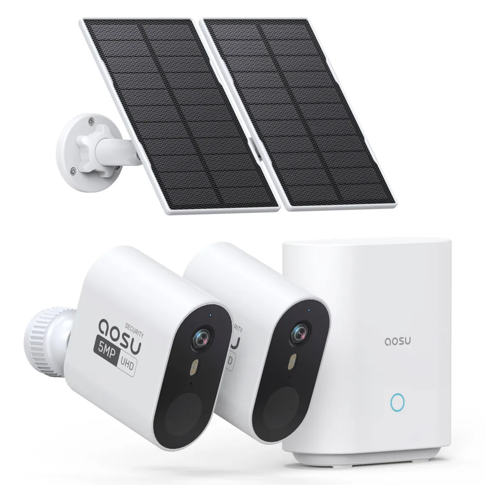 AOSU Smart Security System Max, Weiß, 2er-Pack