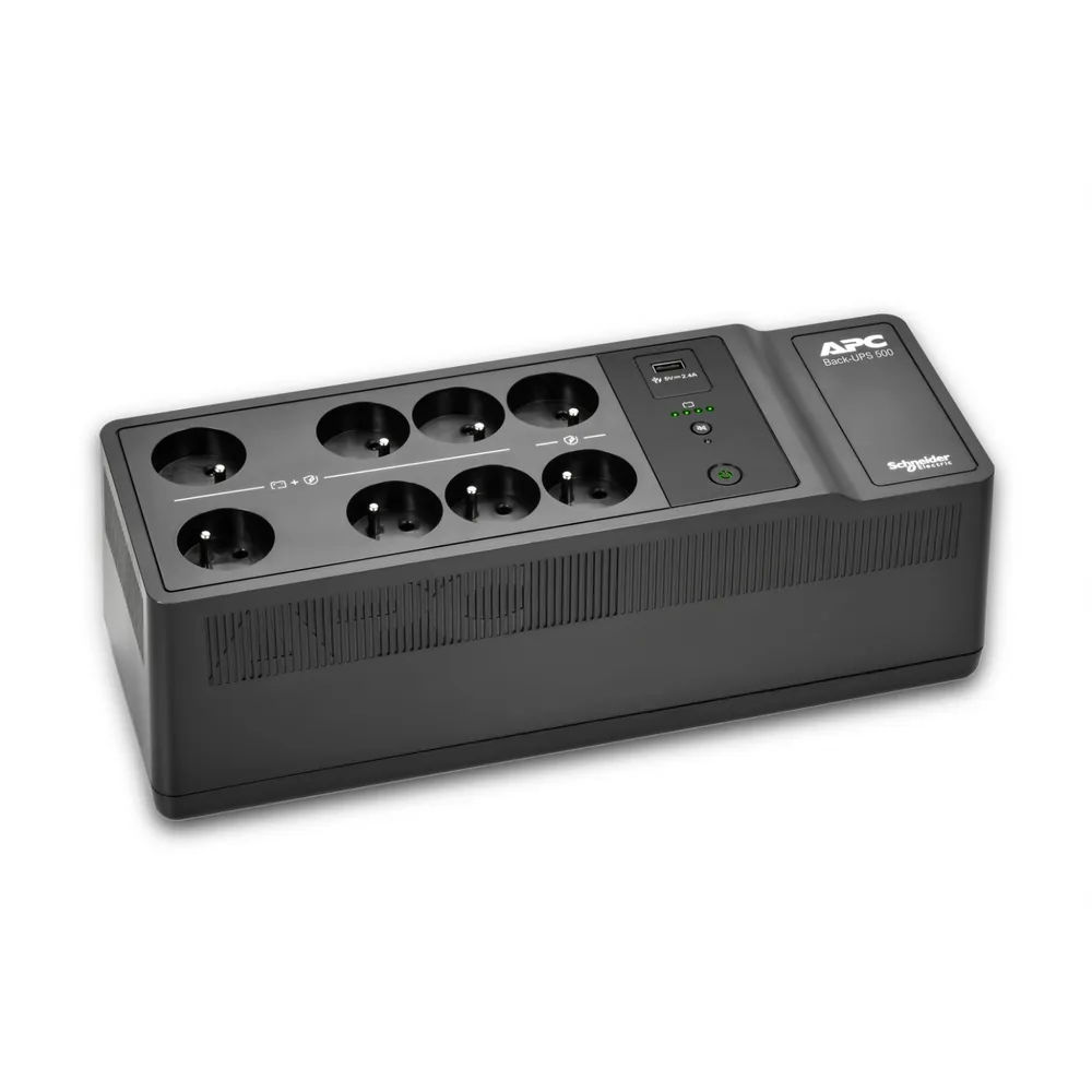 Sai APC 500VA Bleibatterie 6 Minuten Überspannungsschutz 8 Steckdosen USB