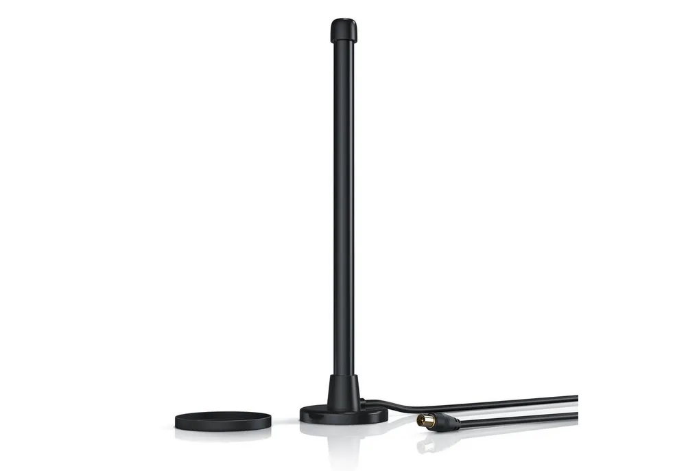 Aplic Stabantenne, DVB-T2 digitale Antenne mit Magnetfuß, 6 dBi, hohe Empfangsleistung