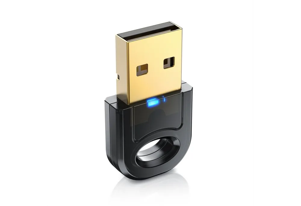 Aplic USB BT 5.0 Stick / Dongle, hohe Reichweite, inkl. Treiber, BT Adapter Bluetooth-Adapter, Bluetooth Empfänger & Sender: PC Laptop Drucker Headset Windows 8.1-11
