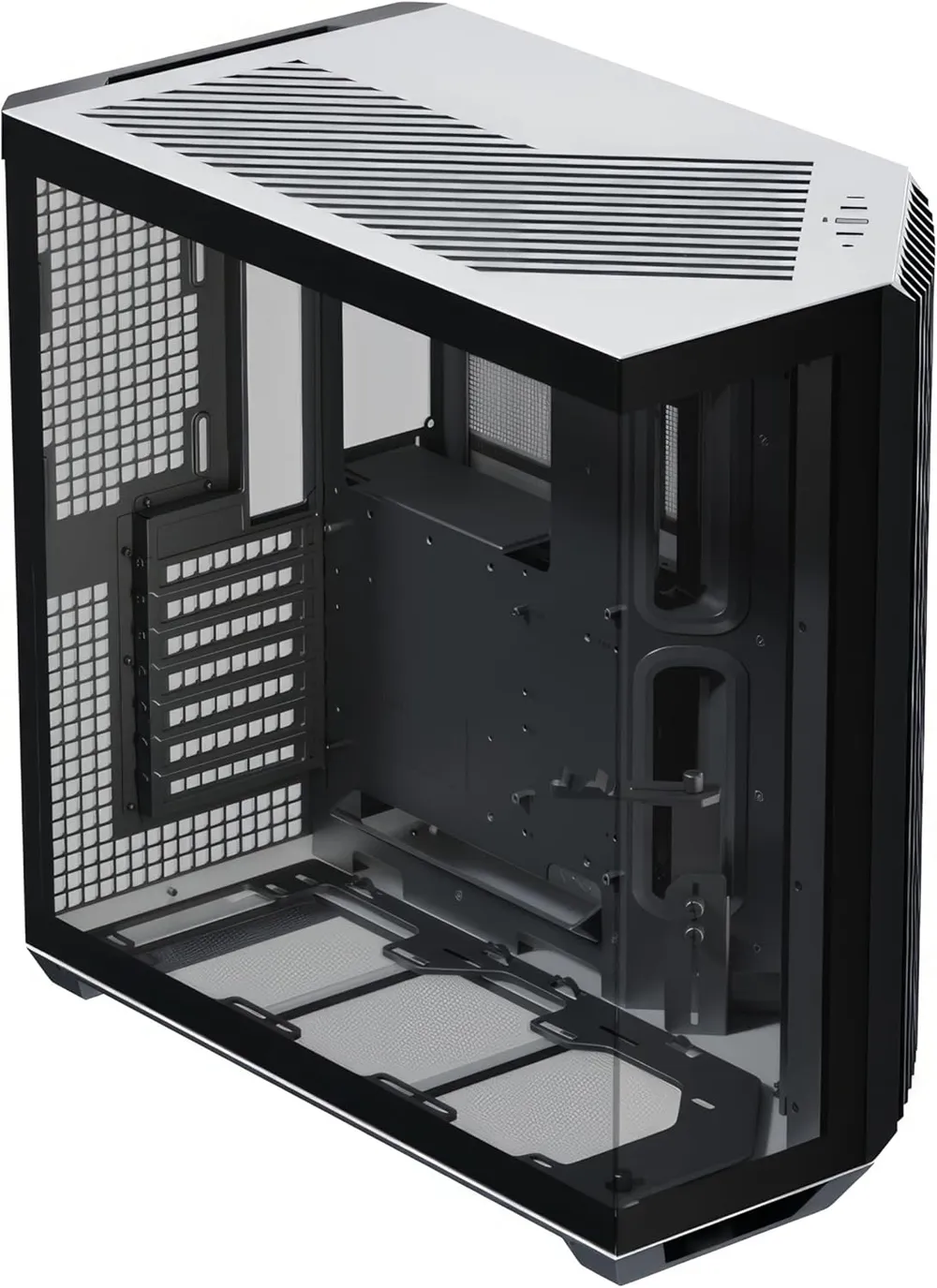 Gehäuse APNX V1 Mid-Tower Dual-Chamber 10 Lüfter Slots Panoramaglasgehäuse