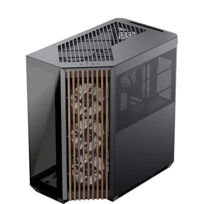 PC-Gehäuse APNX V1-W Schwarz Midi-Tower RGB