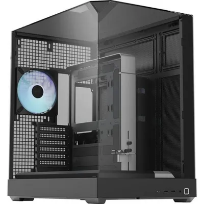 Gehäuse APNX V2 Midi-Tower ATX Schwarz Glaspaneele RGB
