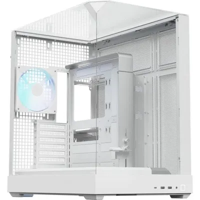 PC-Gehäuse APNX V2 Weiß ATX mit Wasserkühlungsunterstützung