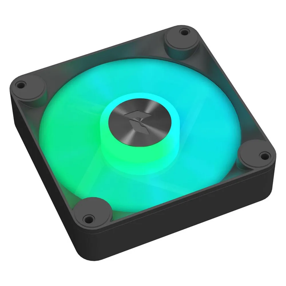 Ventilador suplementario APNX FP1-Q 120mm PWM ARGB-BK Schwarz