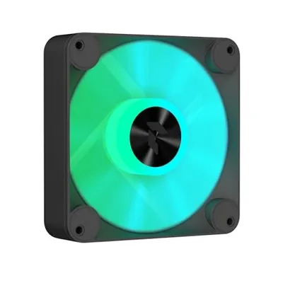 Ventilador suplementario APNX FP1-Q 120mm PWM ARGB-BK Schwarz, variable Geschwindigkeit, einfache Montage