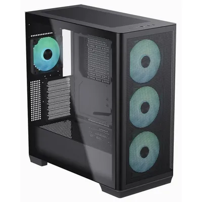 APNX C1-BK-V1 Computer-Gehäuse Midi Tower Schwarz