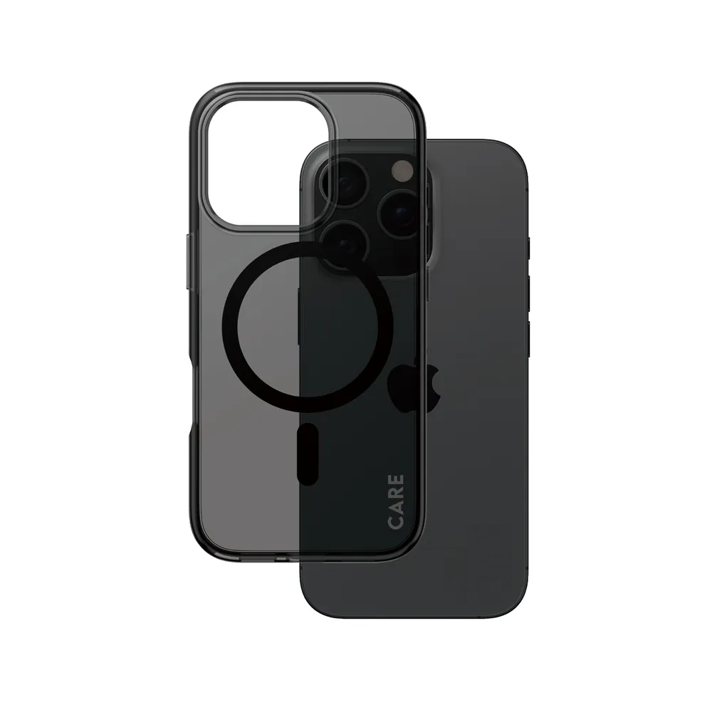 Funda para móvil PanzerGlass CARE Urban Combat Cover TPU Schwarz Stoßfest für iPhone 16 Pro