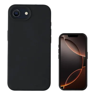 Funda für Handy 4smarts 541362 Cover Silikon Schwarz MagSafe für iPhone SE 4.Gen.