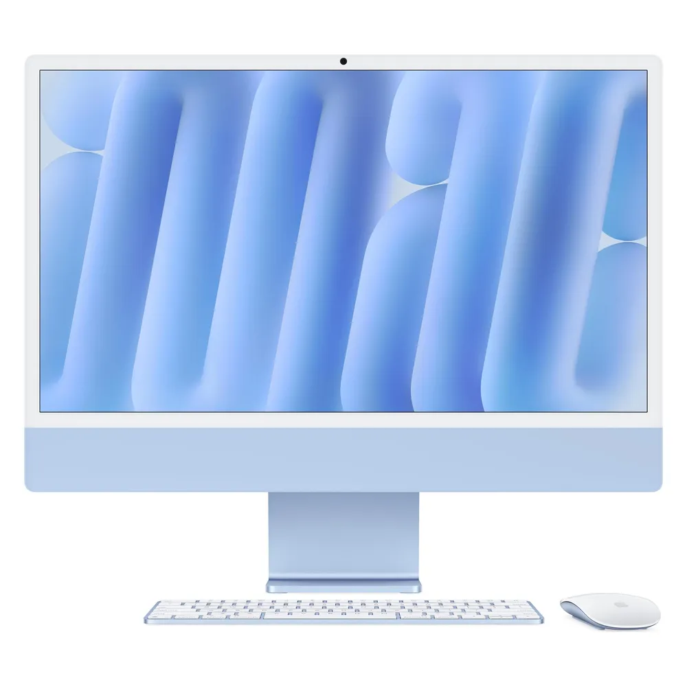 Apple iMac 24" M4 (8-Core-CPU/8-Core-GPU) 16GB/256GB Blau QWERTZ
