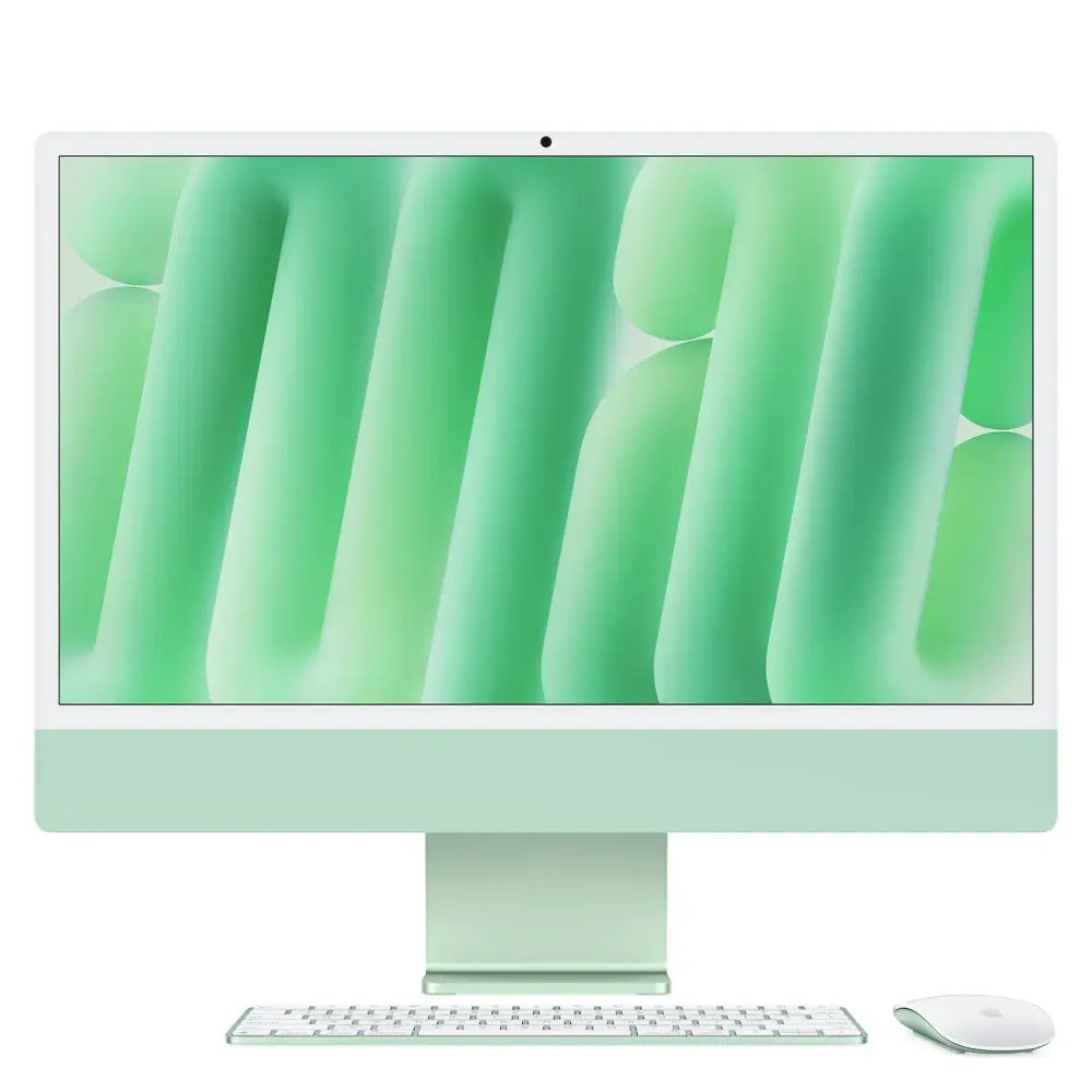 Apple iMac 24'' M4 8-Core CPU 8-Core GPU - Grün - 24GB - 256GBSSD - Trackpad - TID-ZFB