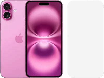 Apple iPhone 16 Plus 128GB Rosa + BlueBuilt Panzerglas
