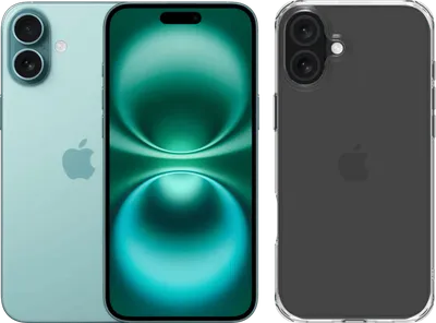 Apple iPhone 16 Plus 256GB Grün + BlueBuilt Protective Backcover Transparent