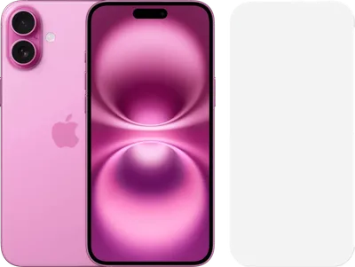 Apple iPhone 16 Plus 256GB Rosa + BlueBuilt Panzerglas