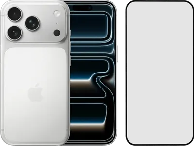 Apple iPhone 17 Pro 256GB Silber + BlueBuilt Panzerglas