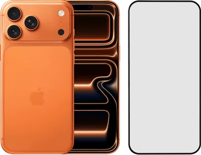 Apple iPhone 17 Pro Max 256GB Orange + BlueBuilt Panzerglas