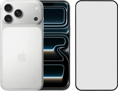 Apple iPhone 17 Pro Max 512GB Silber + BlueBuilt Panzerglas