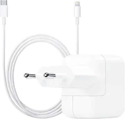 Apple USB-C-Ladegerät 30 W + Apple Lightning-Kabel 1 m Kunststoff Weiß