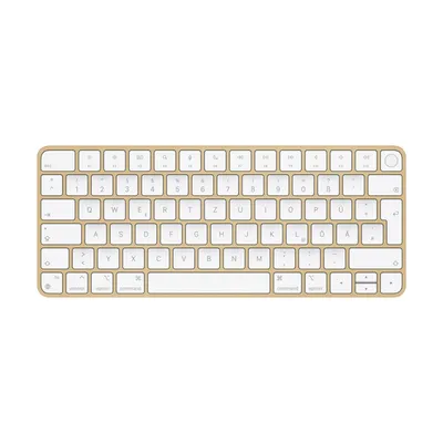 Apple Magic Keyboard mit Touch ID, Gelb, Bluetooth, Deutsch