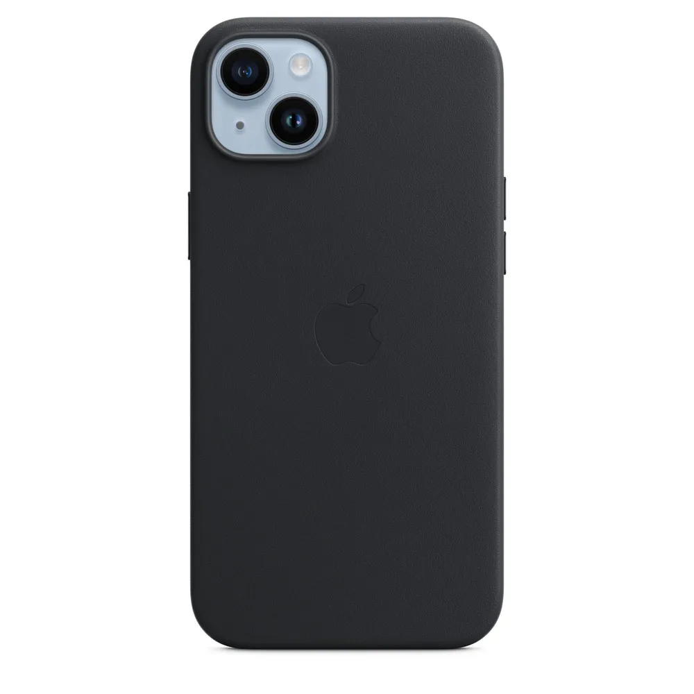 iPhone 14 Plus Leder Case mit MagSafe - Tinte Handyhülle