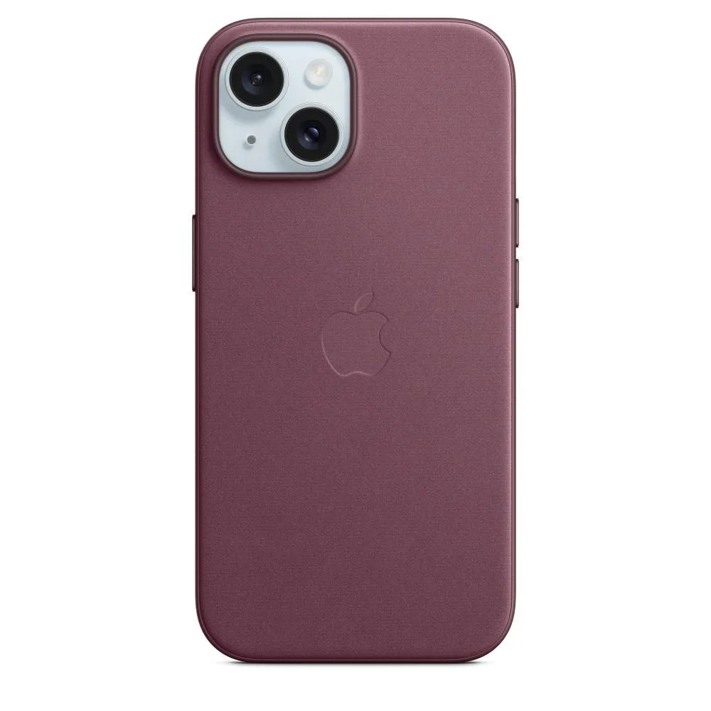 iPhone 15 Feingewebe Case mit MagSafe - Mulberry