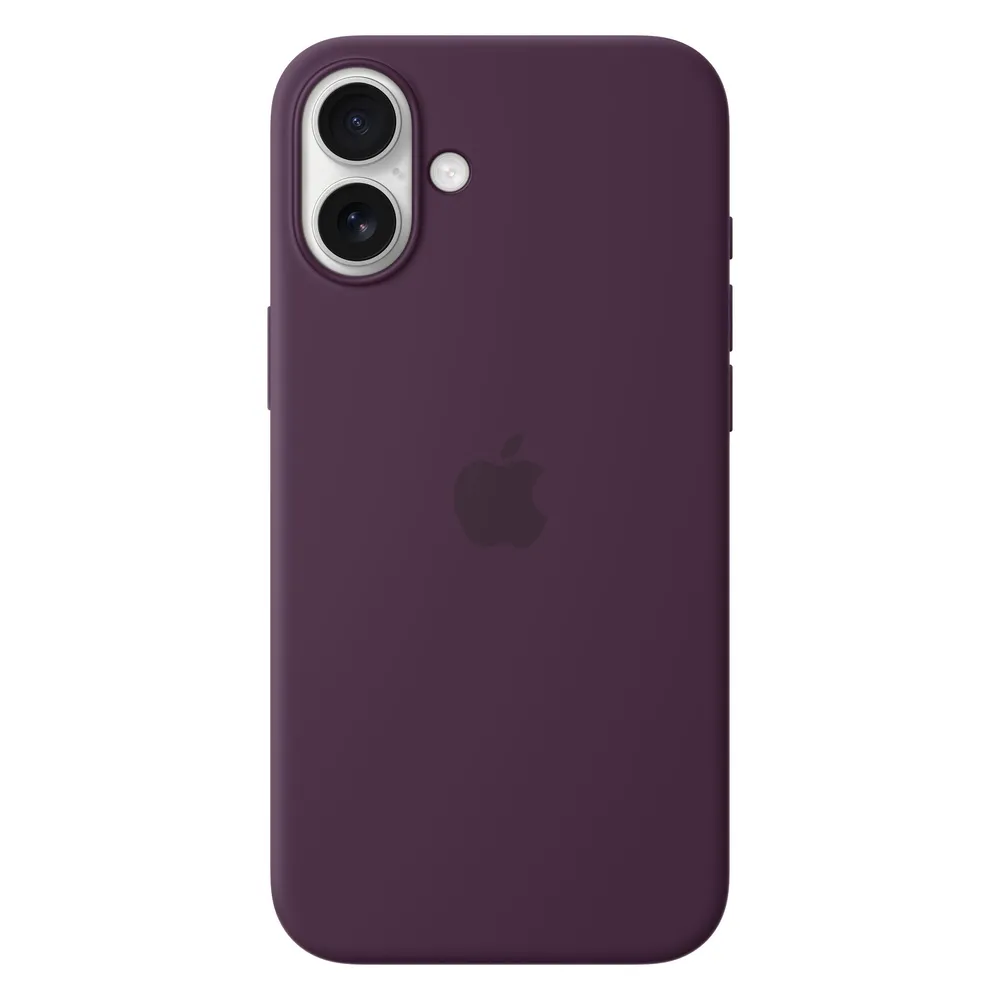 iPhone 16 Plus Silikon Case mit MagSafe - Pflaume