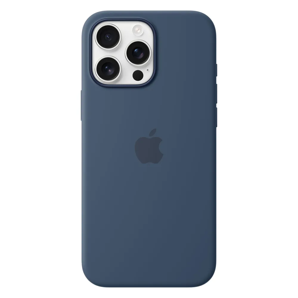 iPhone 16 Pro Max Silikon Case mit MagSafe - Denim