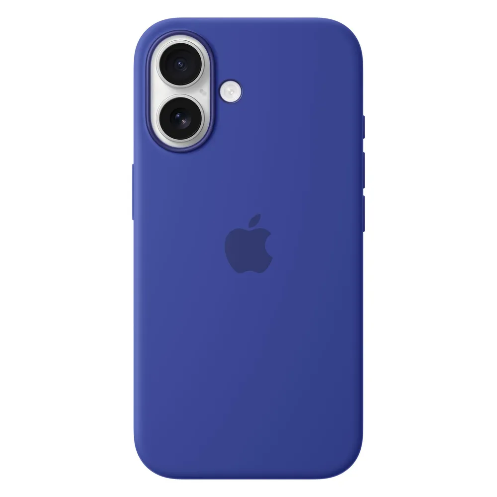 iPhone 16 Silikon Case mit MagSafe - Ultramarin