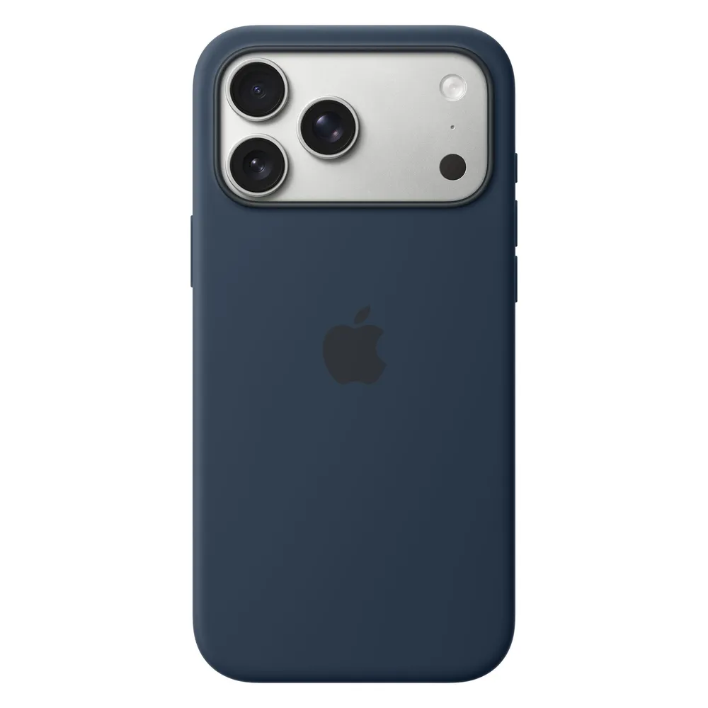 iPhone 17 Pro Max Silikon Case mit MagSafe - Dunkelblau