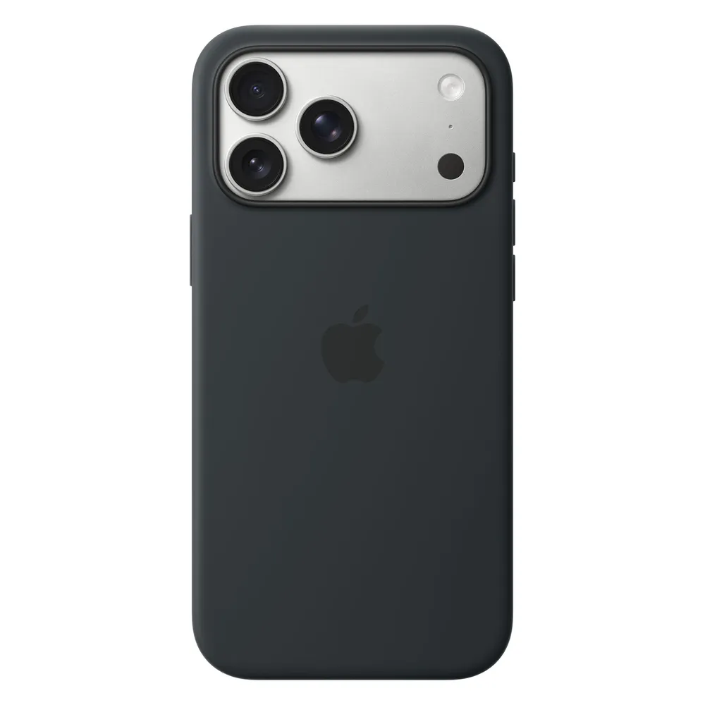 iPhone 17 Pro Max Silikon Case mit MagSafe - Schwarz