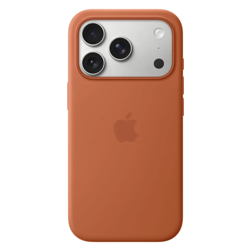 iPhone 17 Pro Silikon Case mit MagSafe - Terrakotta