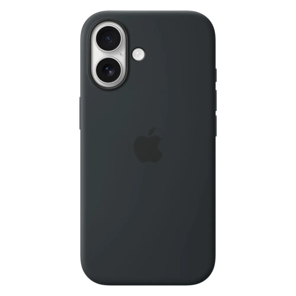 iPhone 17 Silikon Case mit MagSafe - Schwarz