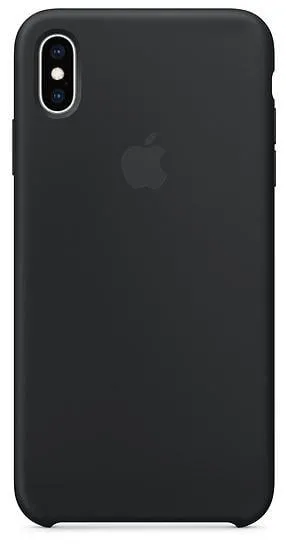 iPhone Xs Max Silikon Case – Schwarz Handyhülle