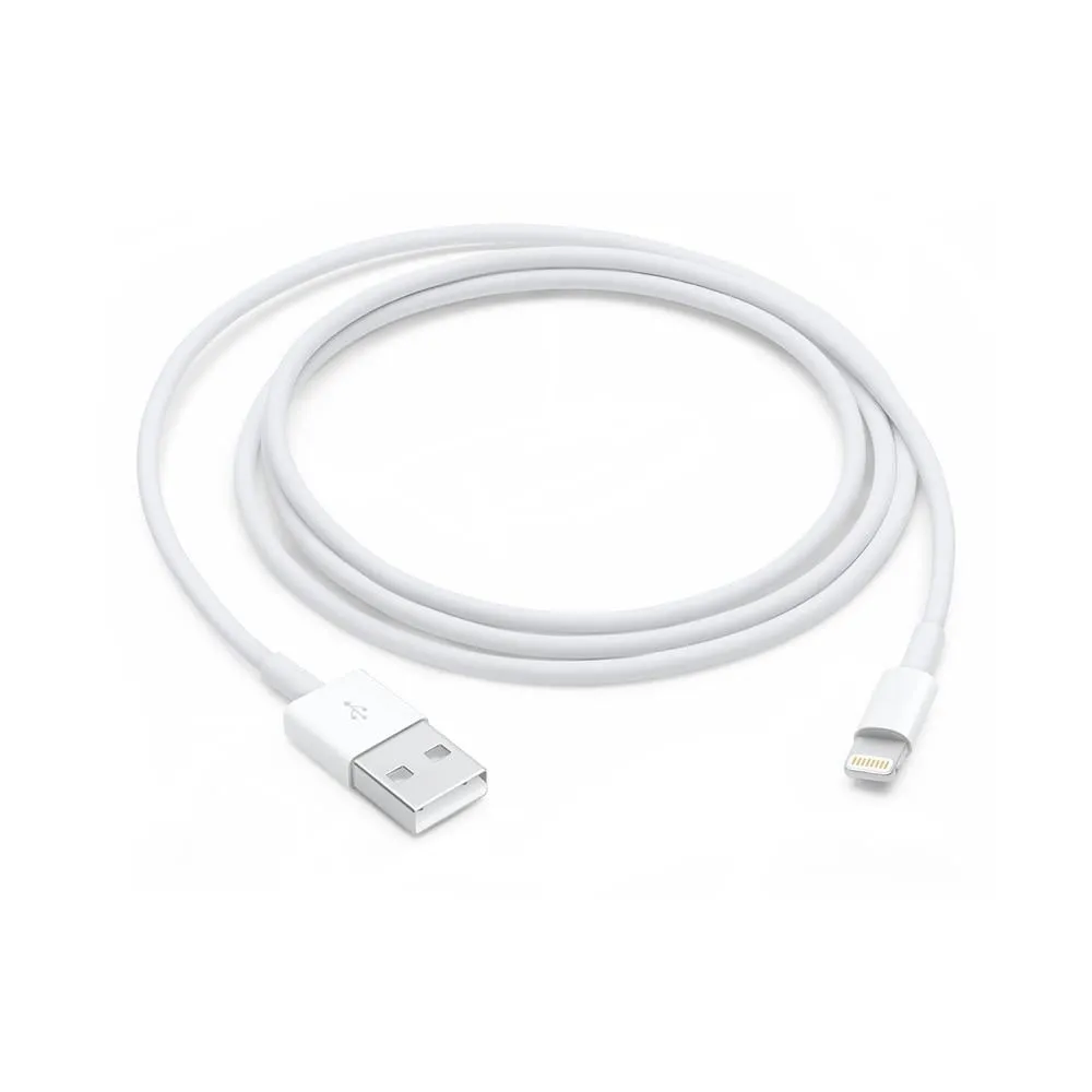Lightning auf USB Kabel, 1 m, weiß