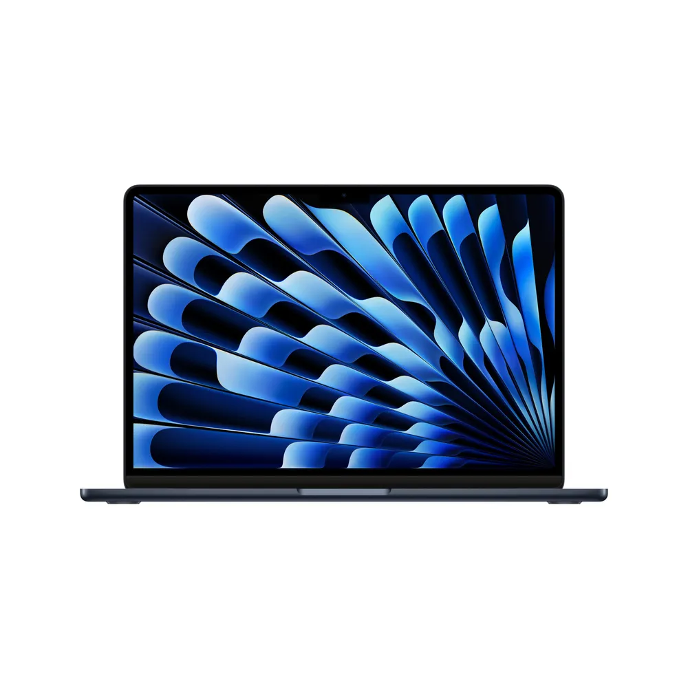 MacBook Air, 13 Zoll, 2024, Mitternacht, M3, 8-Core CPU, 8-Core GPU, 16 GB, 256 GB SSD