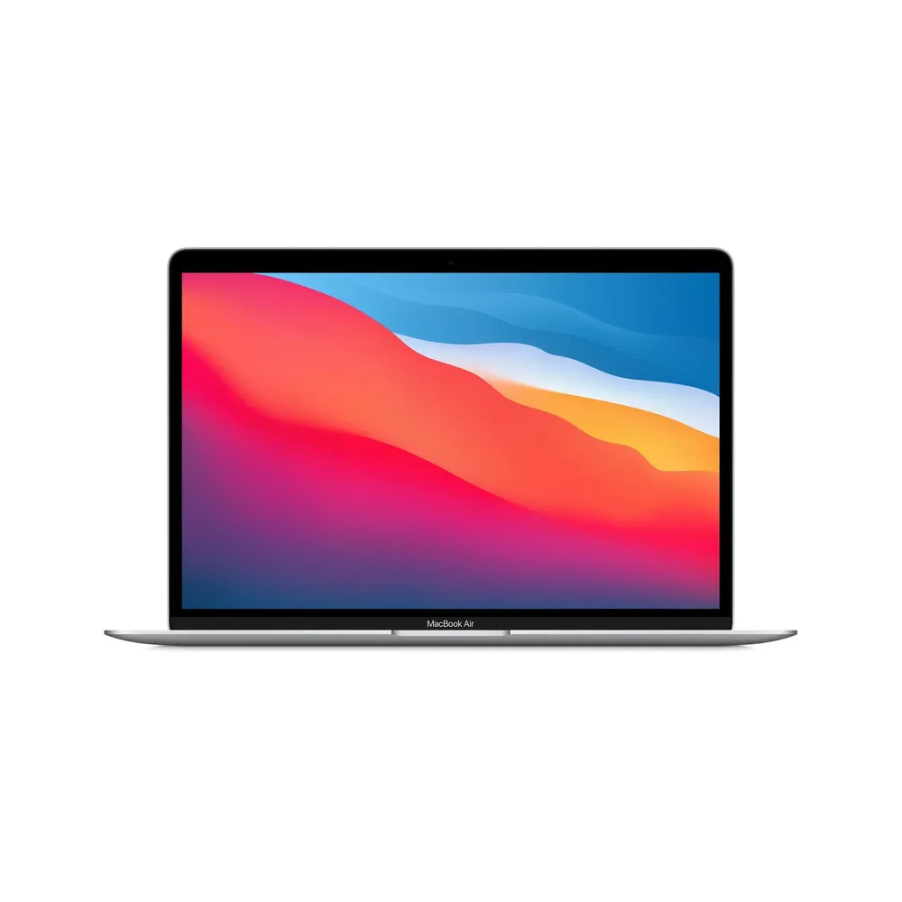 MacBook Air, Silber, 13 Zoll, 2020, Apple M1, 8-Core-CPU, 7-Core-GPU, 8GB, 256GB SSD