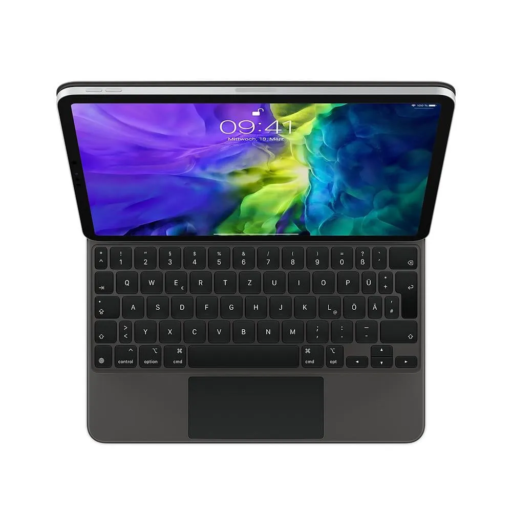 "Magic Keyboard für 11"" iPad Air (M2) - Deutsch - Schwarz"