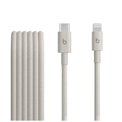 Kabel Apple Beats Lightning USB C 1,5 m Geflochten Weiß Plug & Play