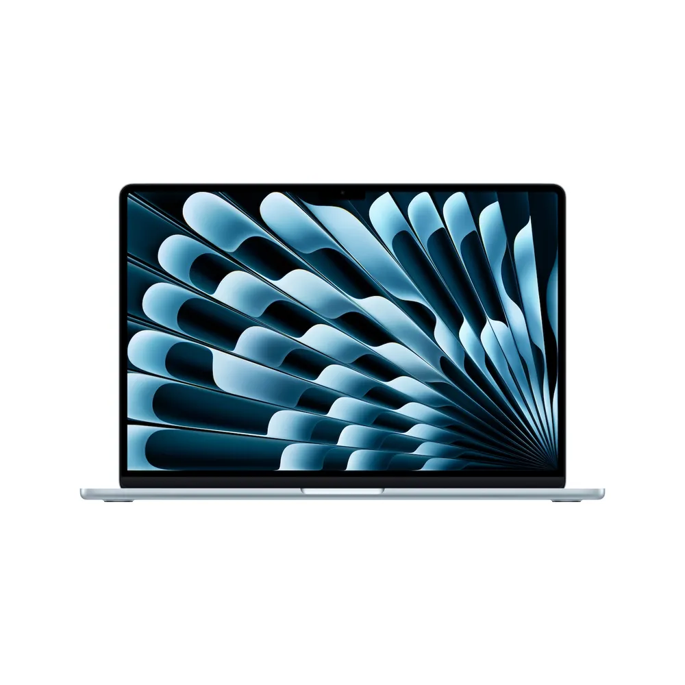 MacBook Air 15" M5, Himmelblau, M5 (10-CPU/10-GPU), 16GB, 2TB, Deutsch, Kein Netzteil