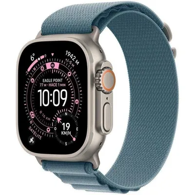 Apple Watch Ultra 3 GPS + Cellular 49mm OLED Titan Blau Large Wasserdicht IP6X SpO2
