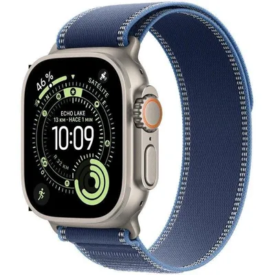 Apple Watch Ultra 3 GPS + Cellular 49mm OLED Titan Natur Blau S/M IP6X SpO2 Puls Schlaf